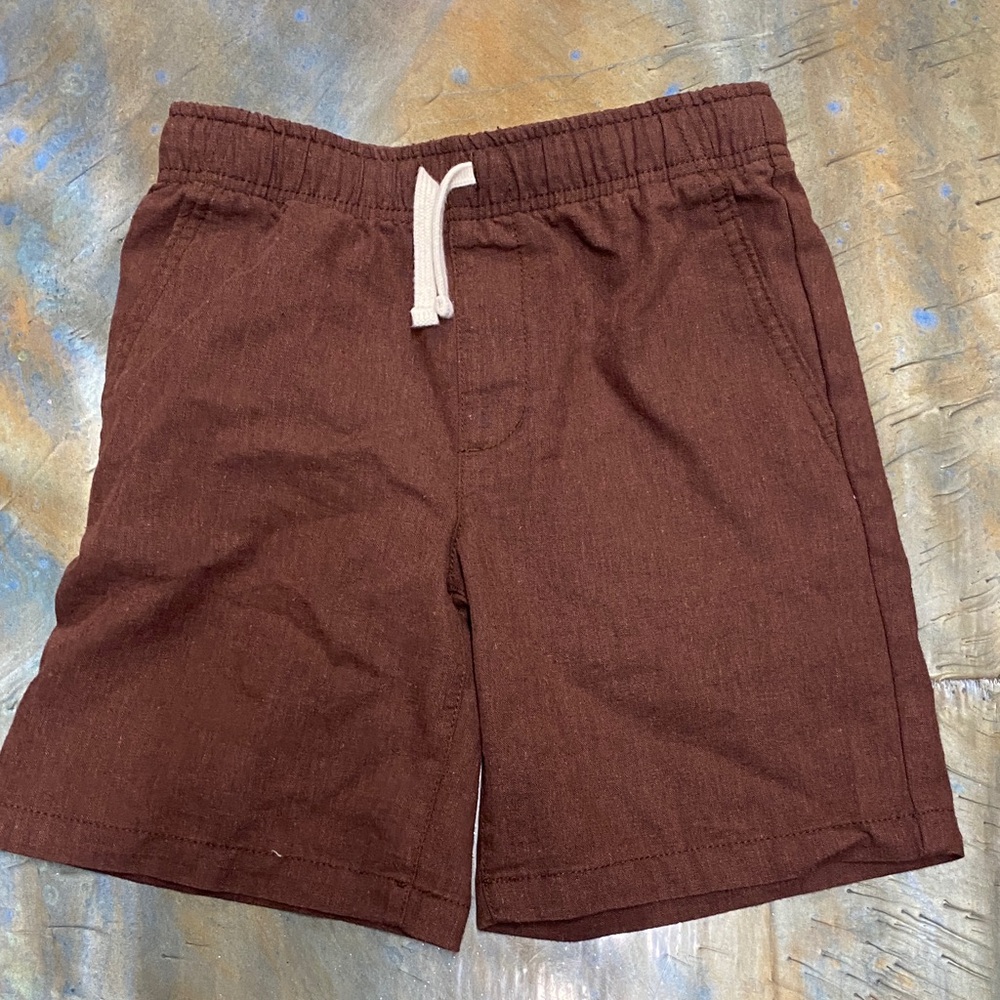 Boys Old Navy Brown Linen Blend Bermuda Shorts